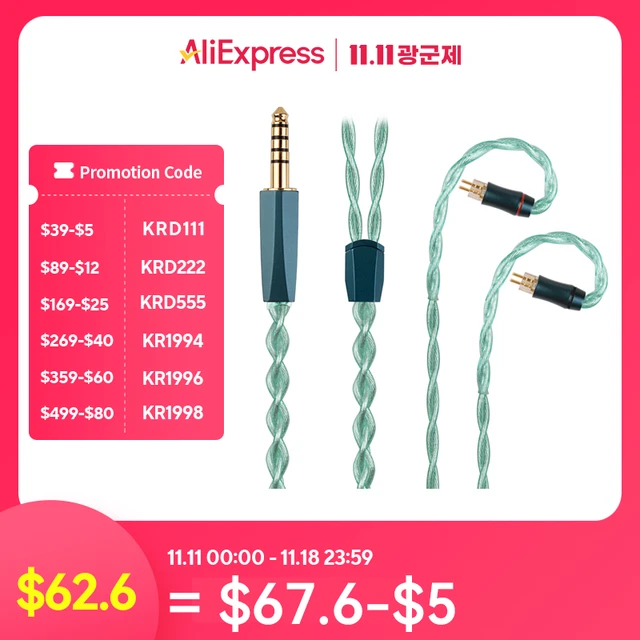 NiceHCK FourMix Flagship Earphone Cable Quaternary Alloy Upgrade Wire MMCX  0.78 N5005 Pin For NX7MK4 F1 S12 Olina tangzu fudu - AliExpress