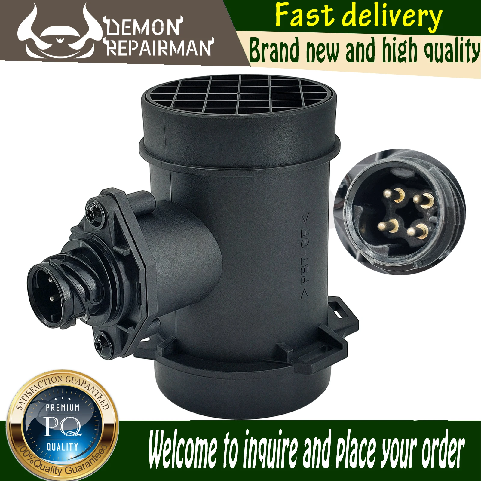 0280217502 MAF Mass Air Flow Meter Sensor Compatible With