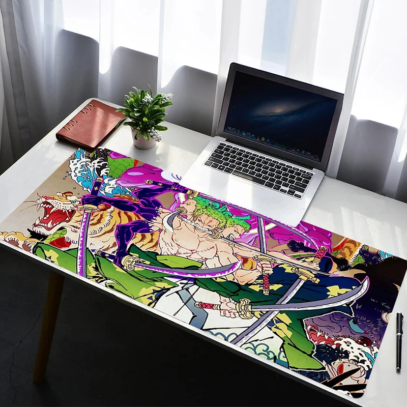 

Mouse Pad One Piece Zoro PC Accessories Non Slip Rubber Mousepad Laptop Gamer Office Keyboard Pad Computer Gaming Desk Mouse Mat