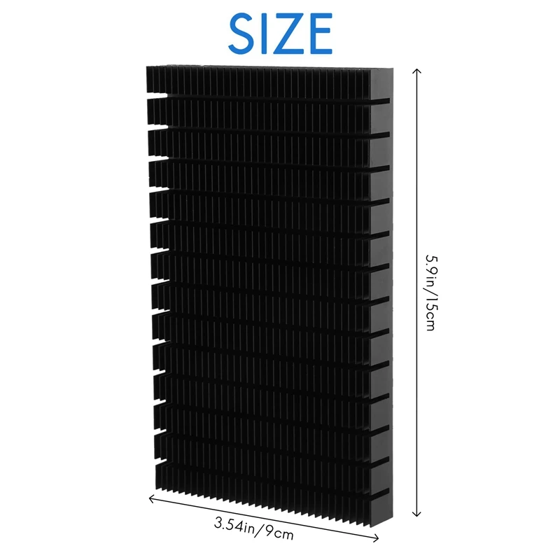 6X DIY Aluminum Radiator For RTX 3080 3090 Graphics Card Backside VRAM, MOD GPU Backplate 150X90x15mm