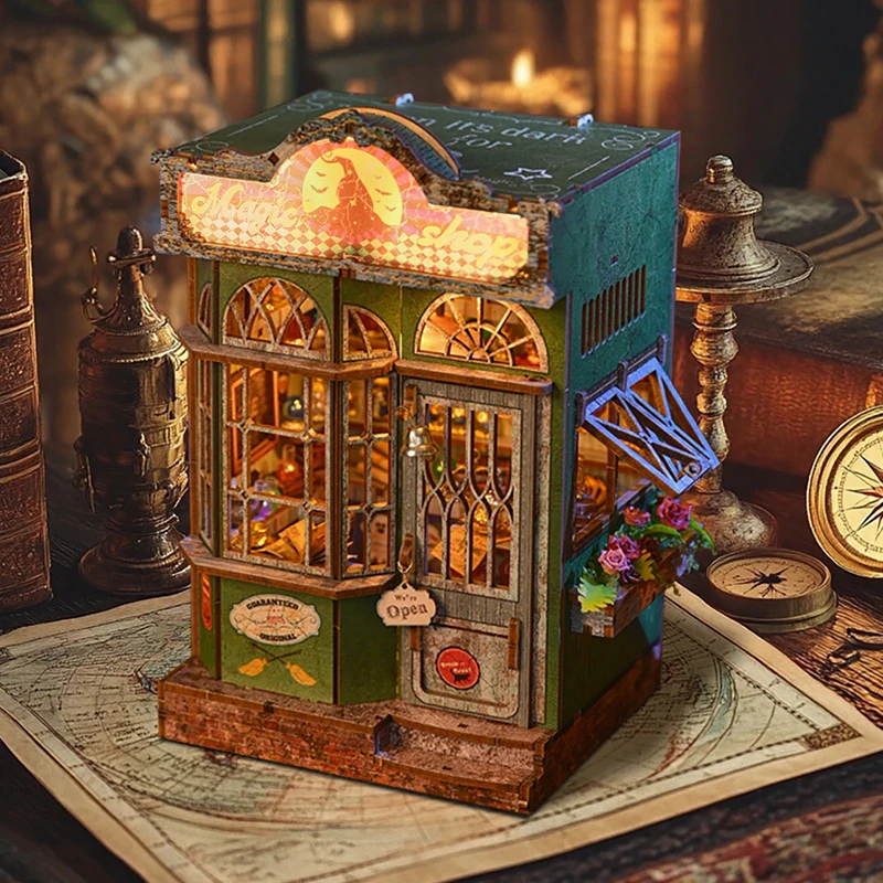 Diy de madeira mini casa boneca kit 3d puzzle montagem modelo construção brinquedos casa quarto com móveis brinquedos presentes natal casa bonecas