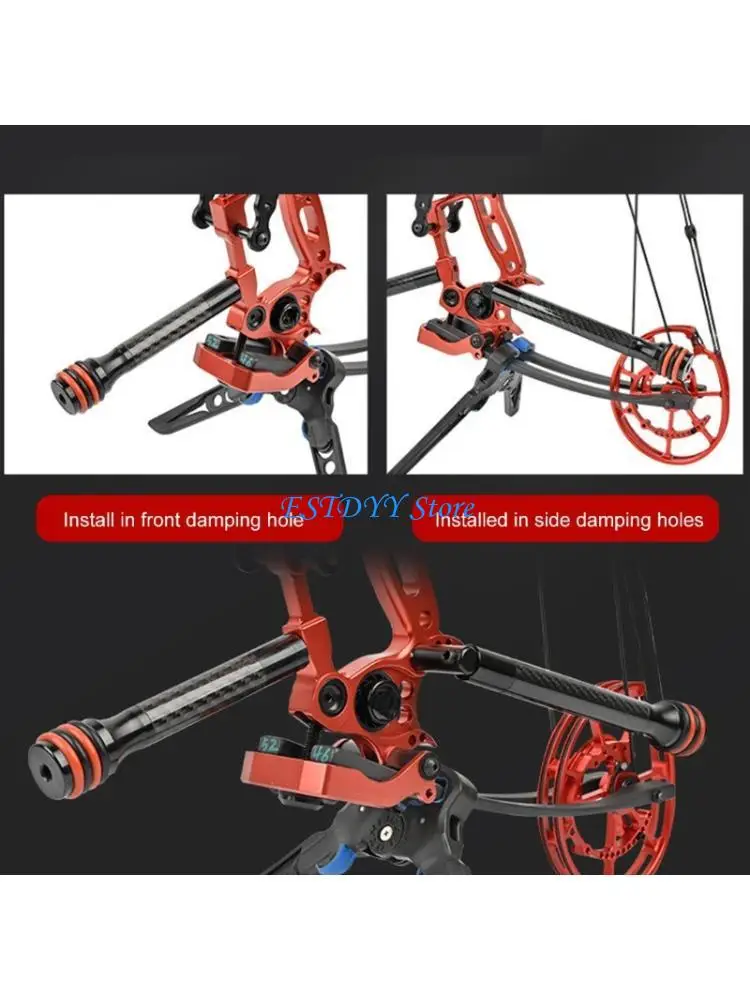 

G6DE Carbon Fiber Stabilizer Balance Rod Replacement Damping Rod Shock Absorption Metal Balance Rod Shootings Accessory