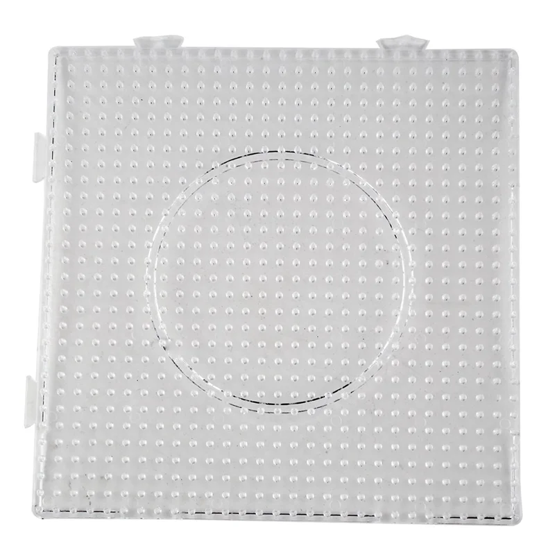 AP-24Pcs ABC Clear 145X145mm tablero de clavijas grande cuadrado para Hama Fuse Perler Bead