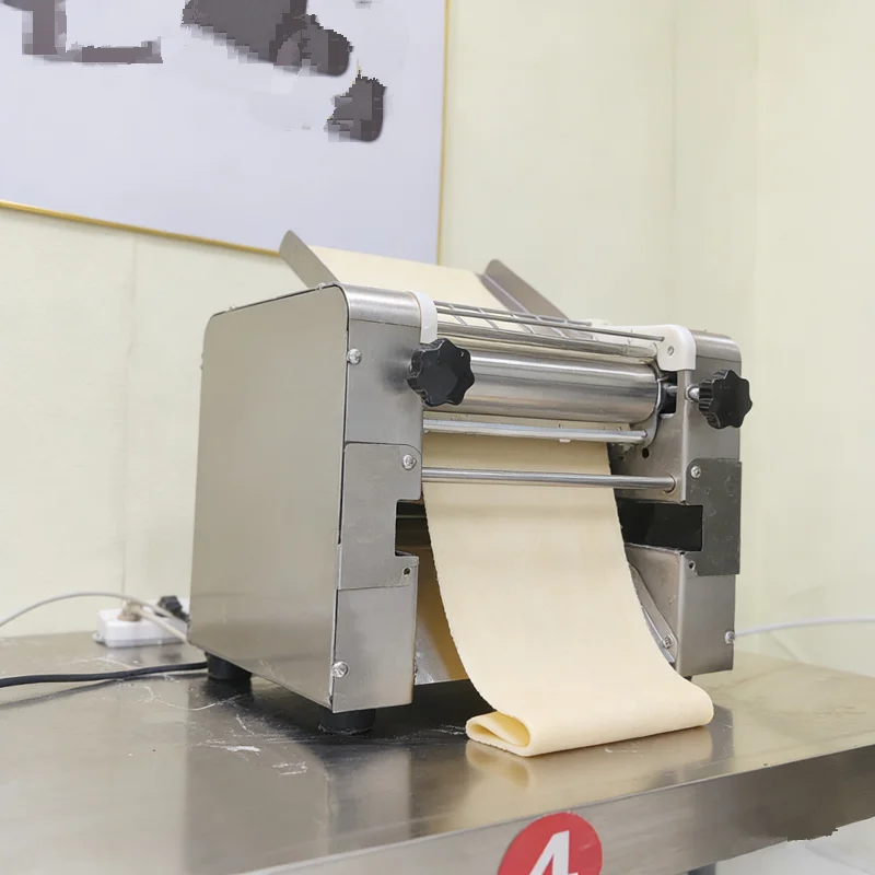 Fully Automatic Commercial Noodle Rolling Machine High-Speed Electric Dough Mixer Stainless Steel 50kg/h Capacity