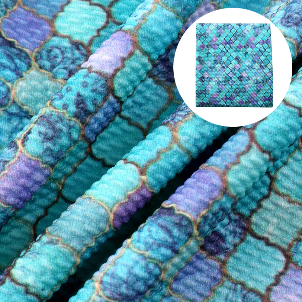 Fish Scales 50*145cm Polyester Cotton/Pure Cotton Fabric For Tissue Sewing Quilting Fabric Needlework DIY Garment Shirt Pajama