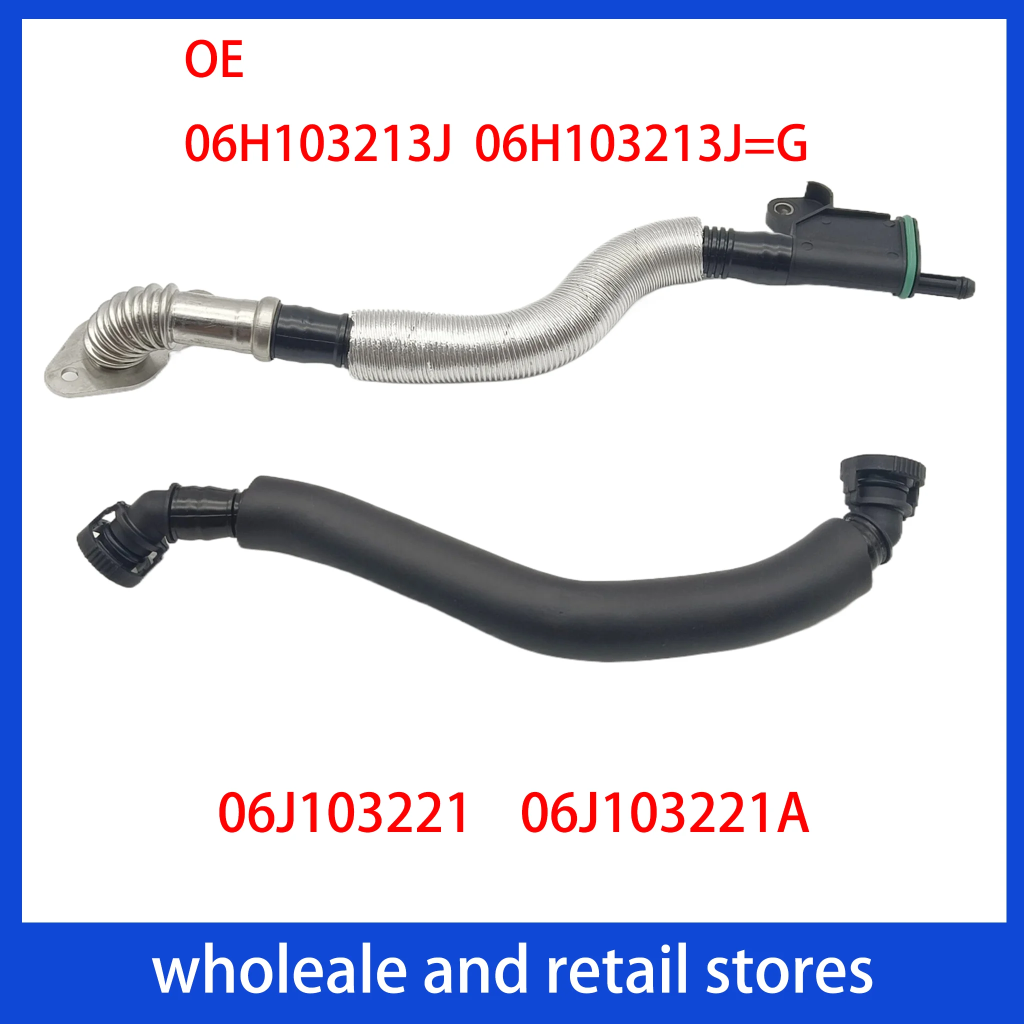 Grease separator vent pipe For 06J103221 06J103221A 06H103213J 06H103213G Audi A4 A4 allroad quattro A5 A6 Q5