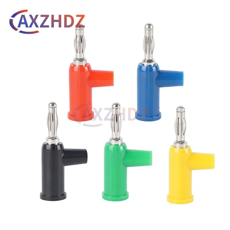 

5PCS 4MM Stackable Banana Plug Terminal Binding Post Electrical Connector Component DIY Tools 5 Colors