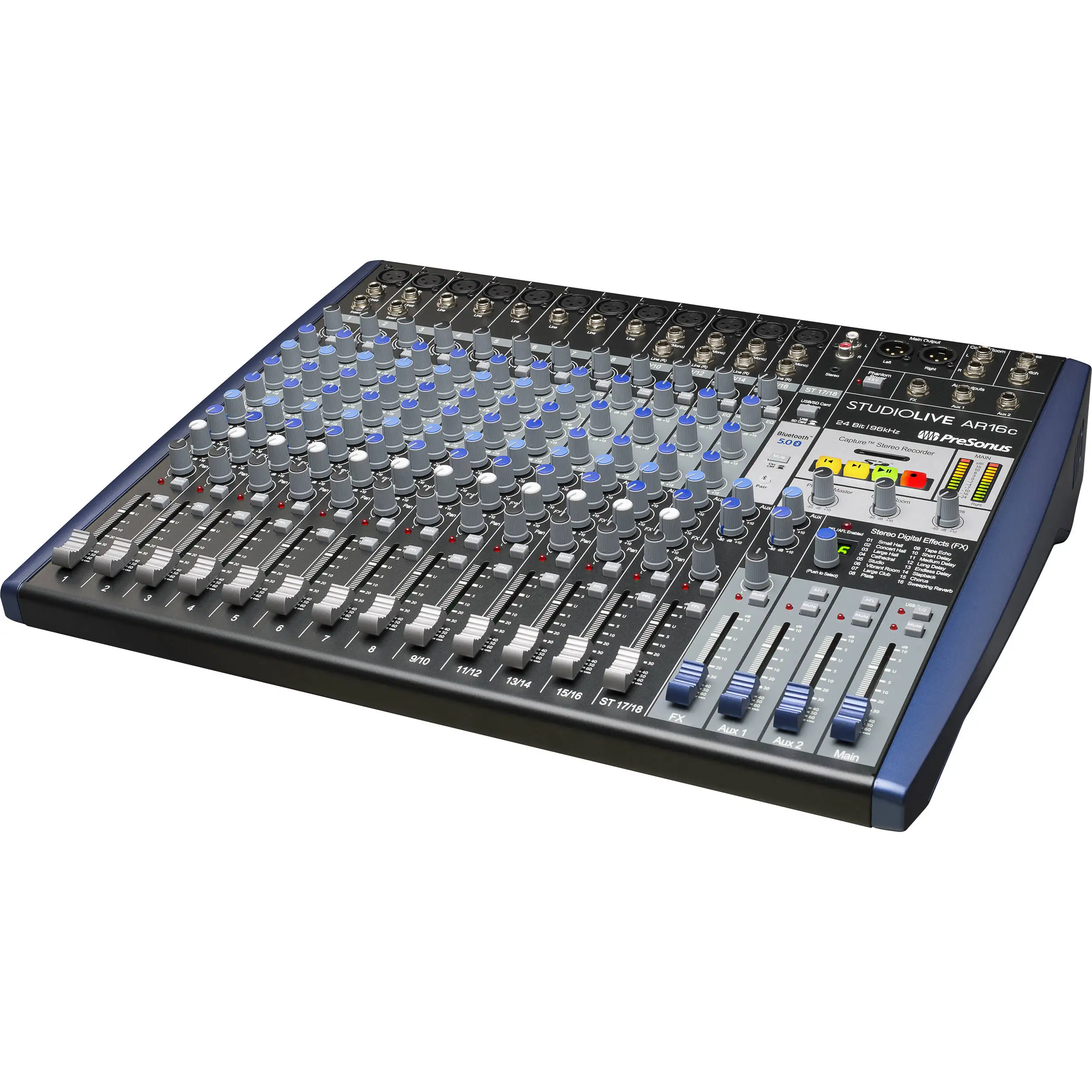 PreSonus StudioLive AR16c USB-C 18-Channel Hybrid Performance and Recording Mixer