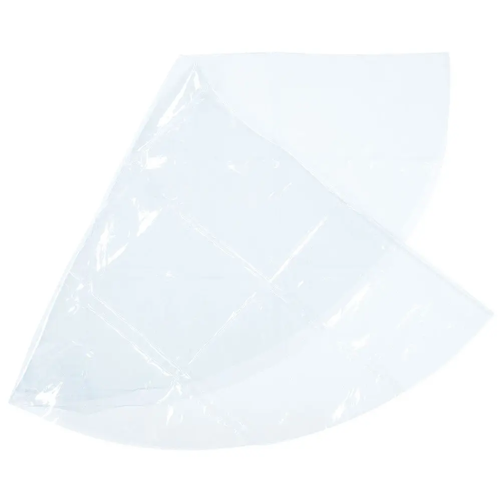 Transparent Round Tablecloth PVC Waterproof and Oil-Proof Table Cover Lightweight Portable for Dessert Display Dining Tables