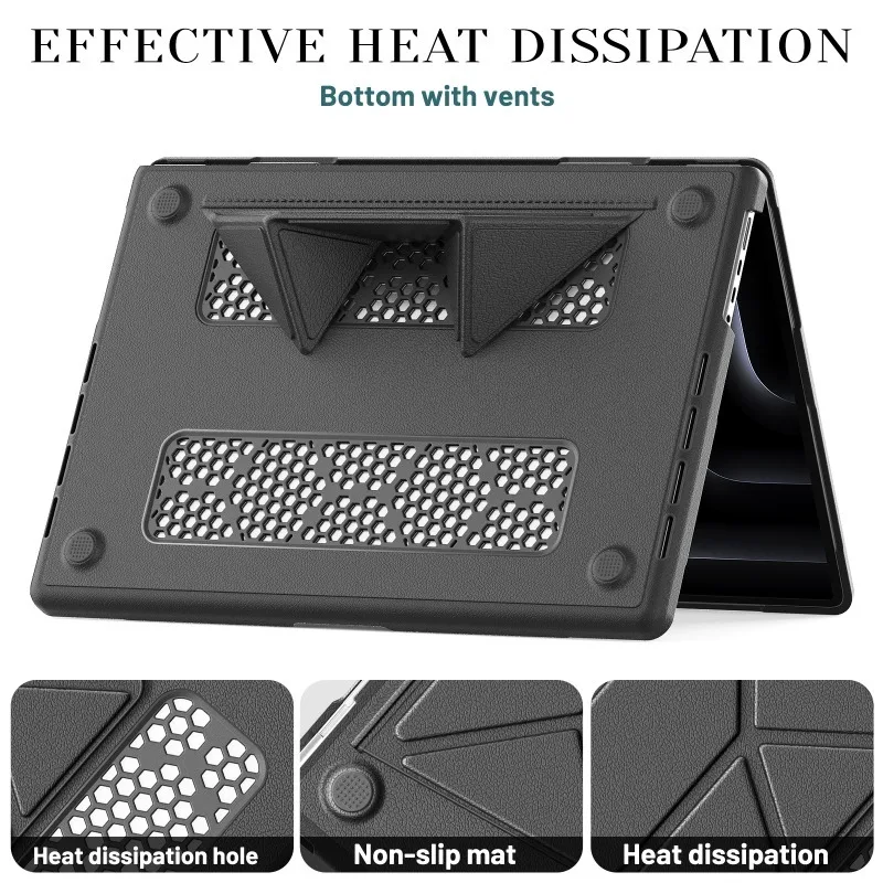 Business Laptop Case for MacBook Pro 16 A2485 A2780 A2991 M2 M1 Pro/Max Chip MAC Pro 14 A2992/A2918 PU leather Laptop Cover case