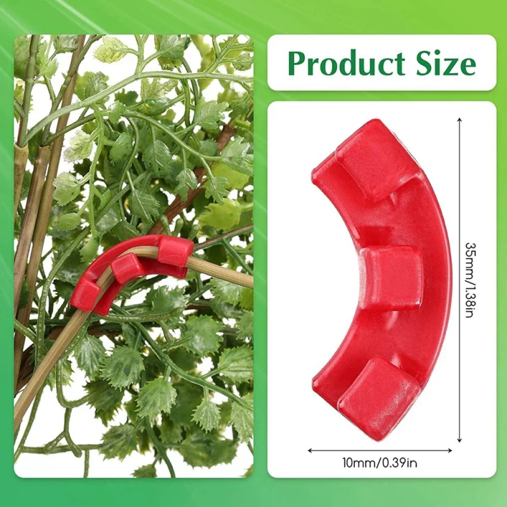 10-50pcs 90 Degree Plant Benders Trainer Growth Manipulation Tutors For Plants Clips Bending Twig Clamps Branche Accessories