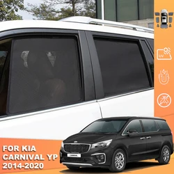 For Kia Grand Carnival YP 2014-2020 Sedona Magnetic Car Sunshade Shield Front Windshield Curtain Rear Side Baby Window Sun Shade