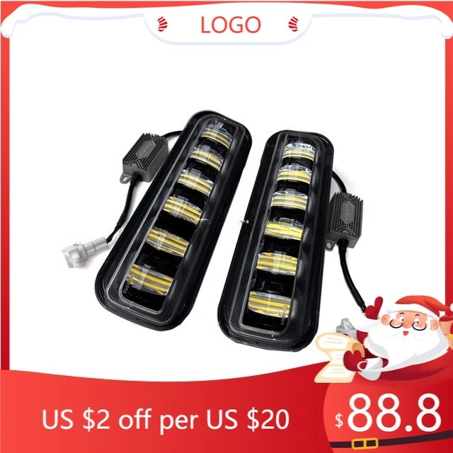

STLF Car Accessories High Quality Aluminum Front Golden Fog Lamp LED Lights for GWM Tank 500