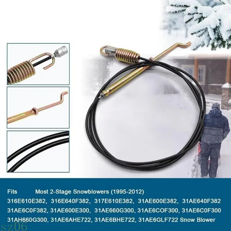 

Q2Q4 Heavy Duty Helical Drive Cable Assembly 45" Length Snow Blower Replacement Part