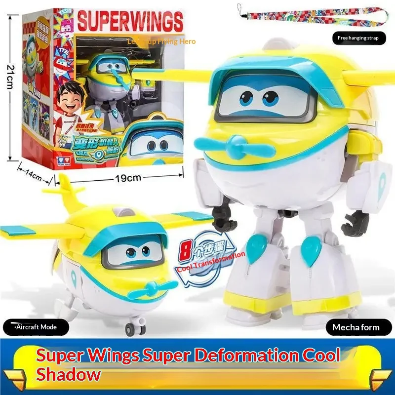 Auldey Super Wings Bucky Transformerende Robot Actiefiguur Deformatie Mecha Model Beweegbare Gewrichten Bureau Collectie Decor Speelgoed