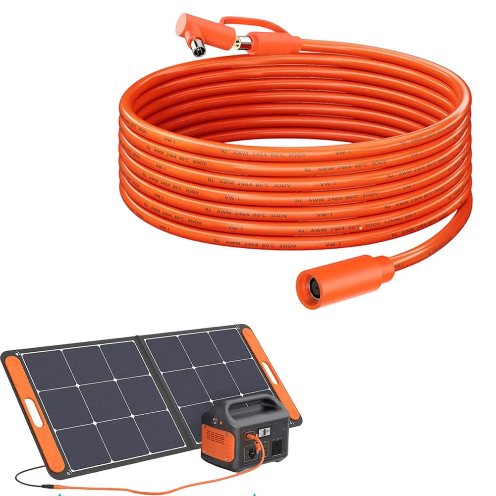 

Удлинительный кабель 12AWG для солнечных генераторов, 8 мм, «мама-папа», кабель солнечной панели DC7909 с аксессуарами DC8020