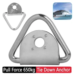 1PC Metal Surface Mount Bolt-on Tie Down Ring and Cleat Lashing Anchor for Truck Trailer Van Boat Horsebox Stable Haynet