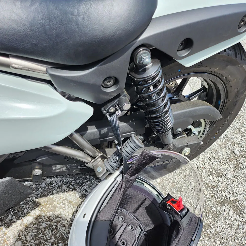 For Kawasaki Eliminator 500 2023 2024 Helmet Lock Kit Helmets Security Anti-Theft Lock Rust-Proof Aluminum Alloy Accessories