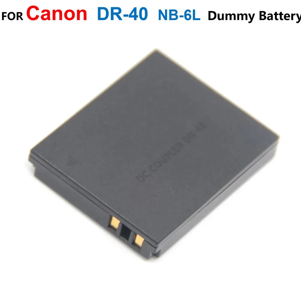 

DR-40 DR40 DC Coupler NB-6LH NB-6L NB6L Dummy Battery For Canon ACK-DC40 D10 S90 S95 SD1200 SX520 SX530 SX600 SX610 SX700 SX710