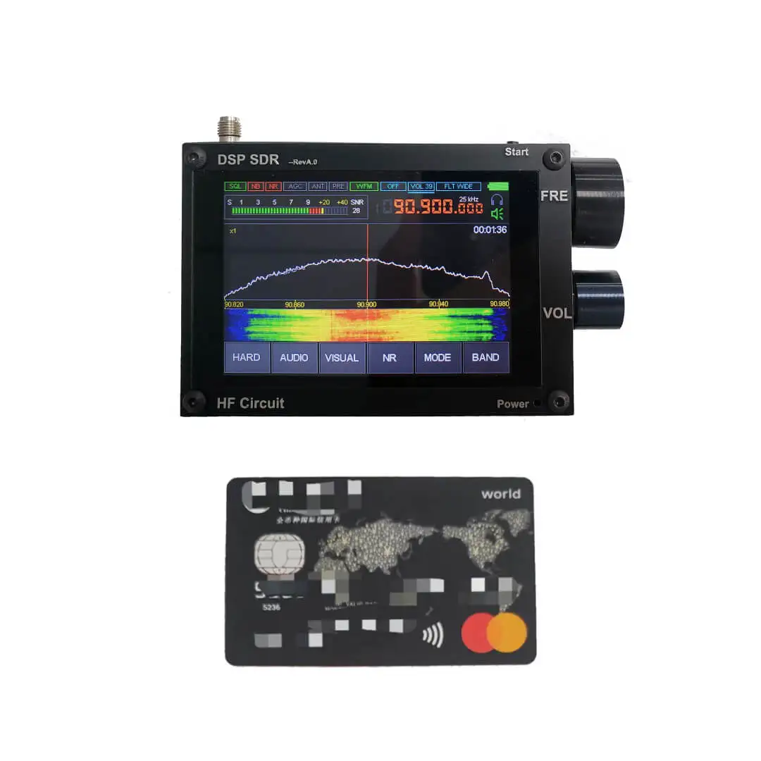 Imagem -05 - Touch Lcd 50khz2ghz Malaquita Dsp Sdr Receptor de Rádio Malahiteam Receptor Mais Bateria Mais Alto-falante Mais Pcb de Camadas 1.10d 35