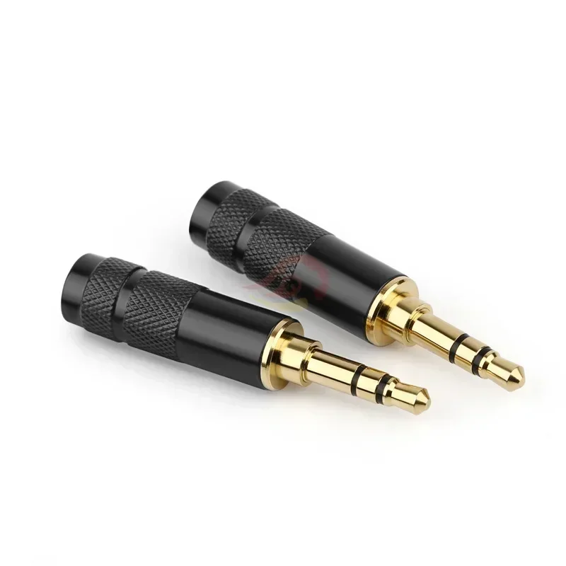 DIY 3.5mm Jacks Audio Plug 4 Poles Stereo 3.5 Earphone Jack Speaker Terminal Soldering 5.8mm Hifi Headphone Upgrade Cable