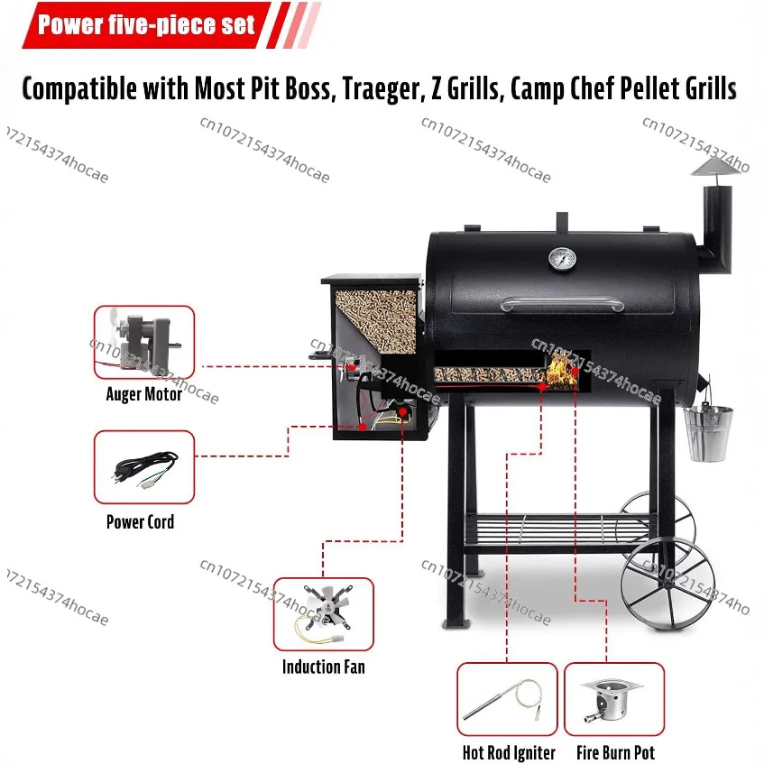 FOR Traeger/Pit Boss/Camp Chef Granular Oven Parts Motor Five-piece US 2.0 Motor
