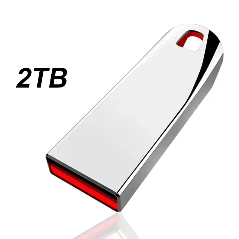 NONE Neues 2 TB USB3.2-Flash-Laufwerk, Super-Hochgeschwindigkeits-Datenübertragung, 1 TB große Kapazität, ultraschnelle tragbare Speicherung, schlanke, langlebige U-Disk 5