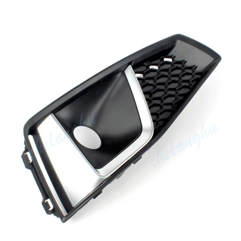 Front Bumper Fog Lamp Frame For Audi A4 B9 S4 2019 Sport High Quality Fog Light Cover Grille Car Accessories