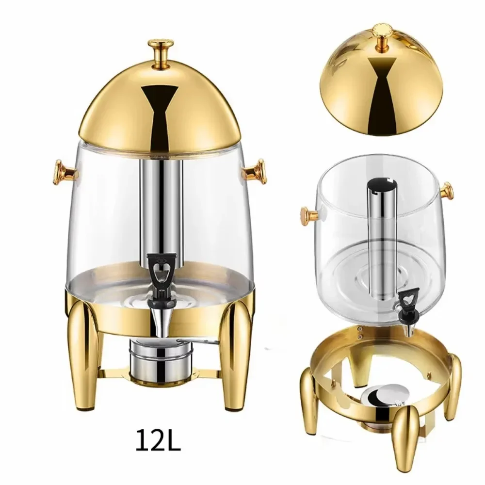 

Catering Commercial Golden Coffee Juice Dispenser Cold Drink Beverage Stainless Steel Coffee Dispenser