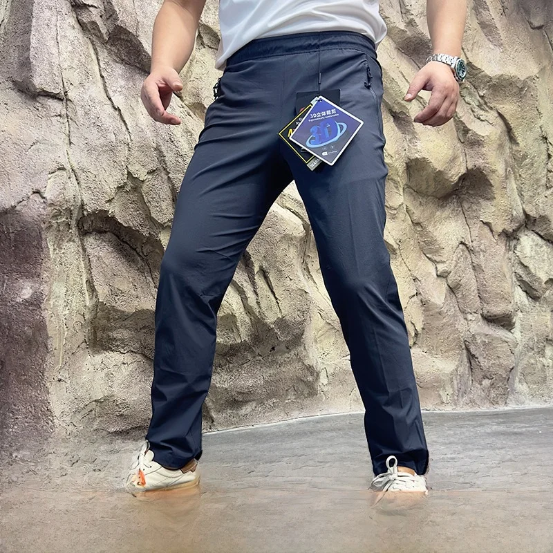 

Основное предложение Dingli! Мужские повседневные брюки для улицы, дышащие, эластичные, с 3D пошивкой, только 72 шт., молодежные летние регулируемые брюки...