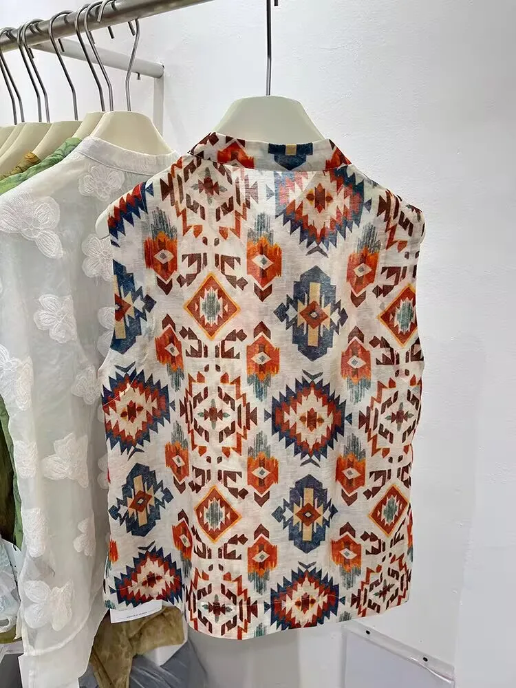 n Print losse dames zomer irt round Ne Svel top leeftijd-verdediging veelzijdige faionable katoenmix blouse