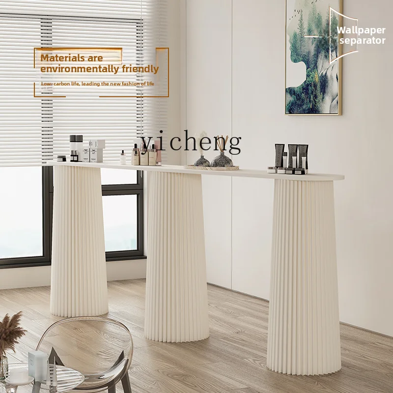 YFY  Folding Display Rack Floor-to-ceiling Display Rack Commercial Clothing Store Display Table Storage
