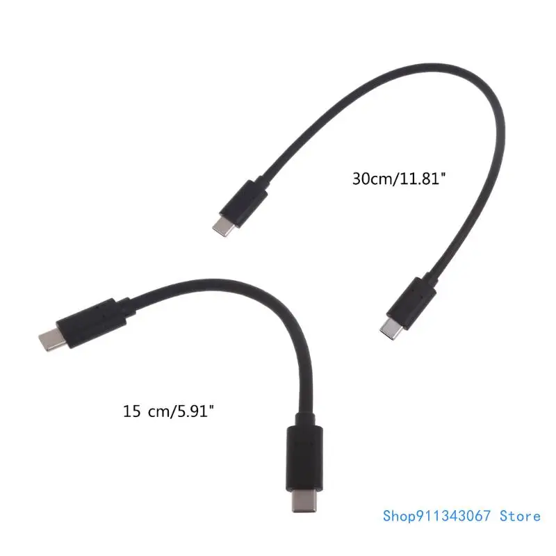 1-Pack 100W USB C to USB C Cable Type C to Type C Charging Cord 15cm/30cm Drop shipping