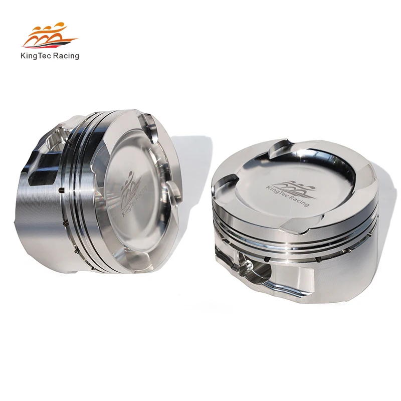 n54 pistons forged aluminum Kingtec 84mm 84.5mm n54b30 forged piston with pins ring clips for bmw 2006-2010 E90/E91/E92/E93 335i view 5