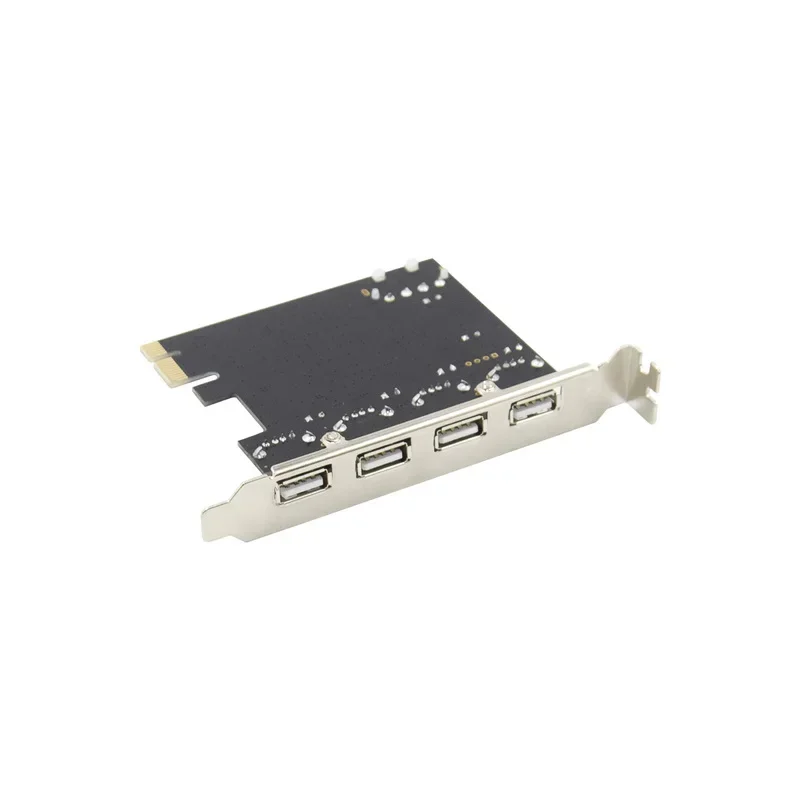 Adapter Riser Chip ASIX MCS9990 PCIe Converter USB2.0 4 Port Expansion Card Pci-e Add On Card Plug And Play Computer Components