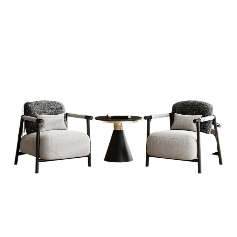

Light luxury negotiation sofa Modern hotel lobby reception card seat Tea house Leisure reception furniture