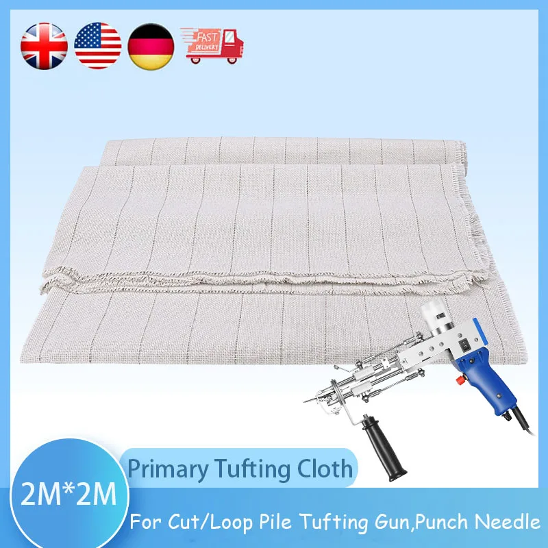 Primary Tufting Cloth with Marked Lines,Rug Backing Fabric,Monks Cloth for Tufting Gun,DIY Handmade Punch Needle Embroidery