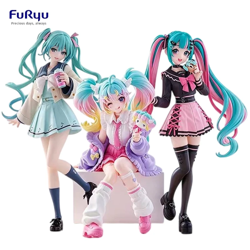 オリジナル-furyu-trio-try-it-初音ミク-可愛らしいカジュアルな衣装-pvc製-22cm-アニメキャラクター-コレクション用-ディスプレイ玩具-デスクトップ装飾