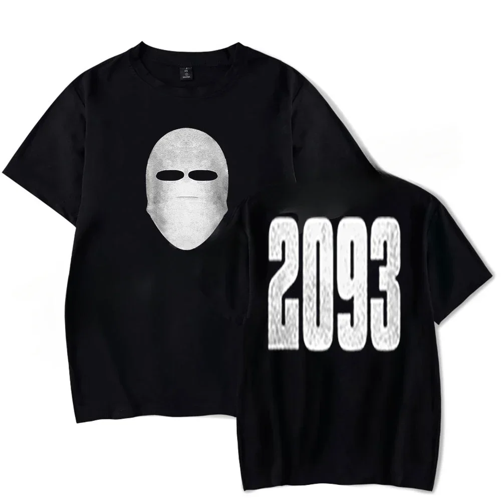

2025 Yeat Mask T-shirts 2093 Album Rapper Merch Short Sleeve Tee men Men Fashion Casual HipHop Tshirts
