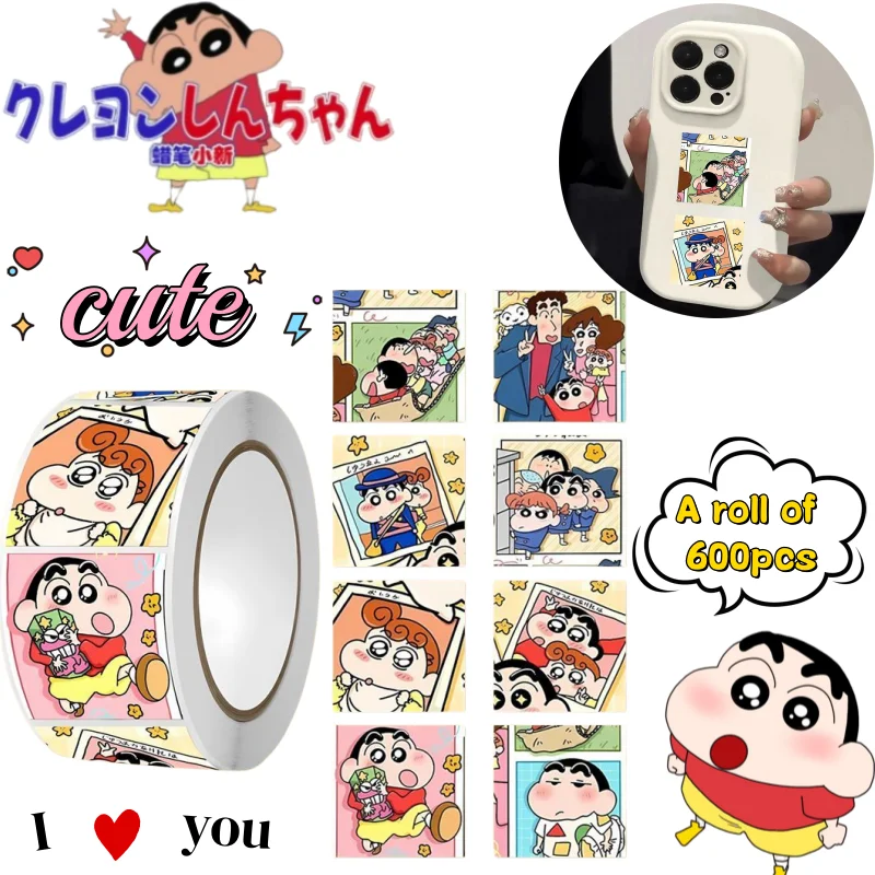 

Наклейки объемные с персонажами Crayon Shin-chan и Buriburizaemon (Нохара Широ), креативные, высококачественные, с мультяшным принтом, для декора блокнотов и DIY-творчества