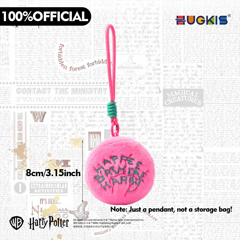 Harry Potter สีชมพูเหรียญ Potters กระเป๋าหูฟังสายไฟกระเป๋าจี้ตุ๊กตาน่ารักแบบพกพากระเป๋าเหรียญกระเป๋าเค้กกระเป๋าของขวัญ