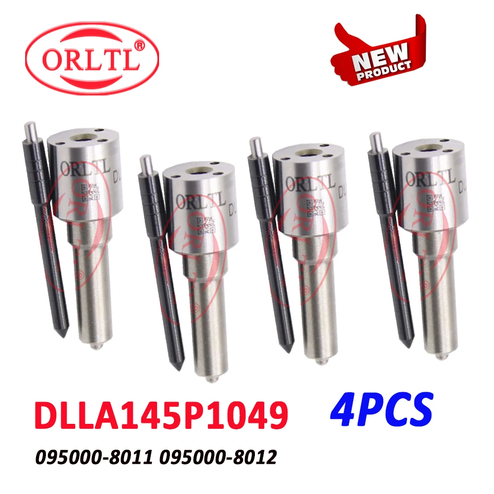 

4 PCS ORLTL DLLA145P1049 Diesel Injector Nozzle DLLA 145P 1049 Fuel Sprayer 0934001049 DLLA 145 P 1049 for denso 095000-8011