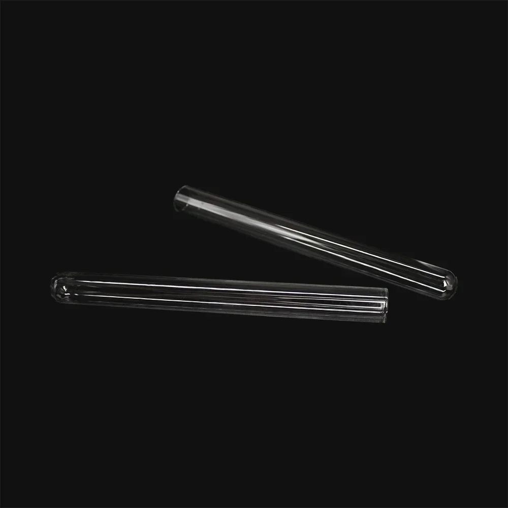 Biosharp Laboratory Tube High Borosilicate Flat Mouth Round Bottom Test Tube 10ml/44ml Laboratory Glass Test Tube for Chemistry