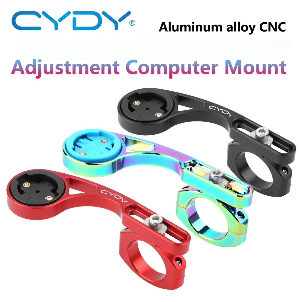 CYDY MTB Mount For Garmin Edge 130 520 820 Bicycle/Bike Computer Holder Bryton Rider 420 Wahoo IGPSPORT XOSS G+ aluminum alloy