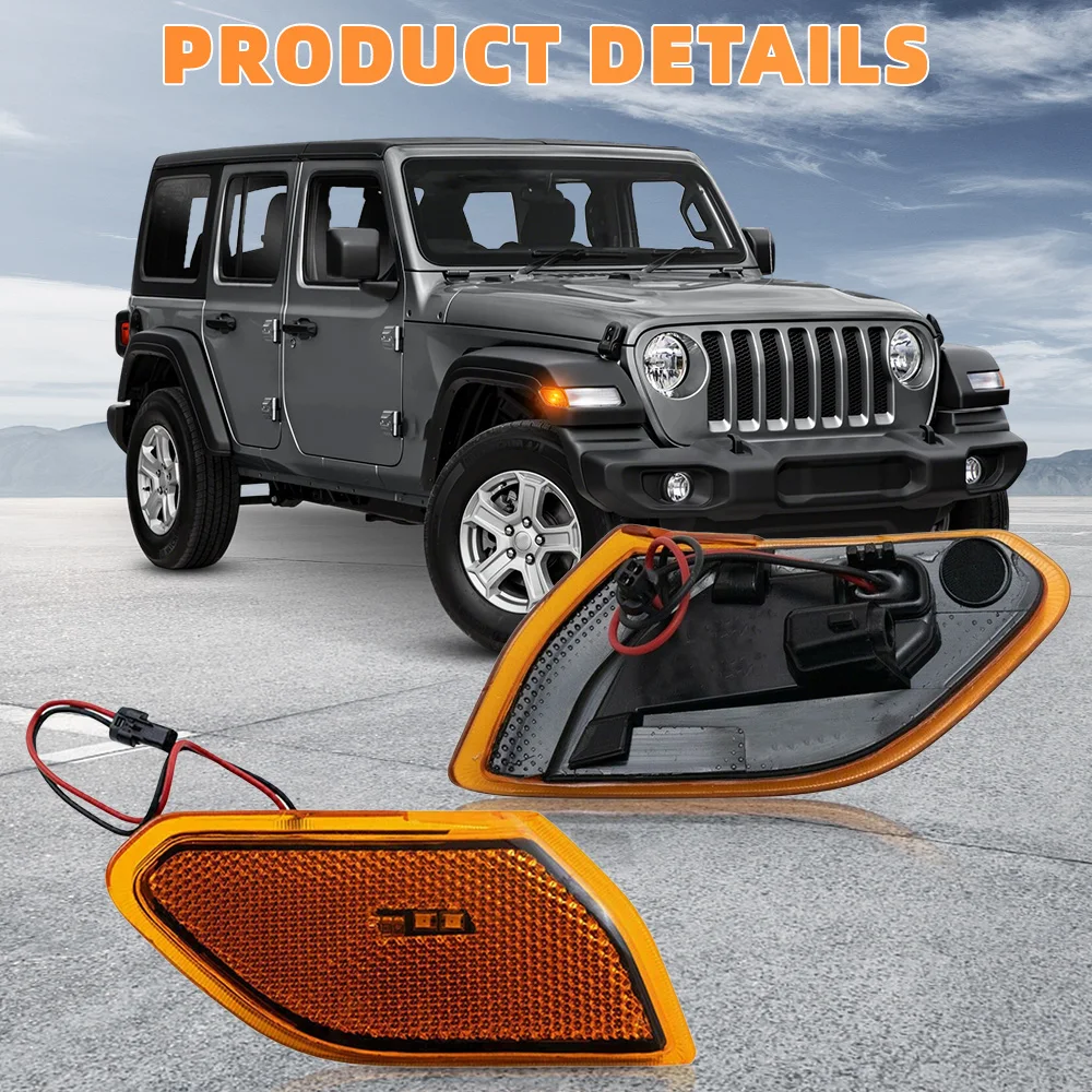 

1 пара, фонари для Jeep Gladiator Wrangler 2018-2021