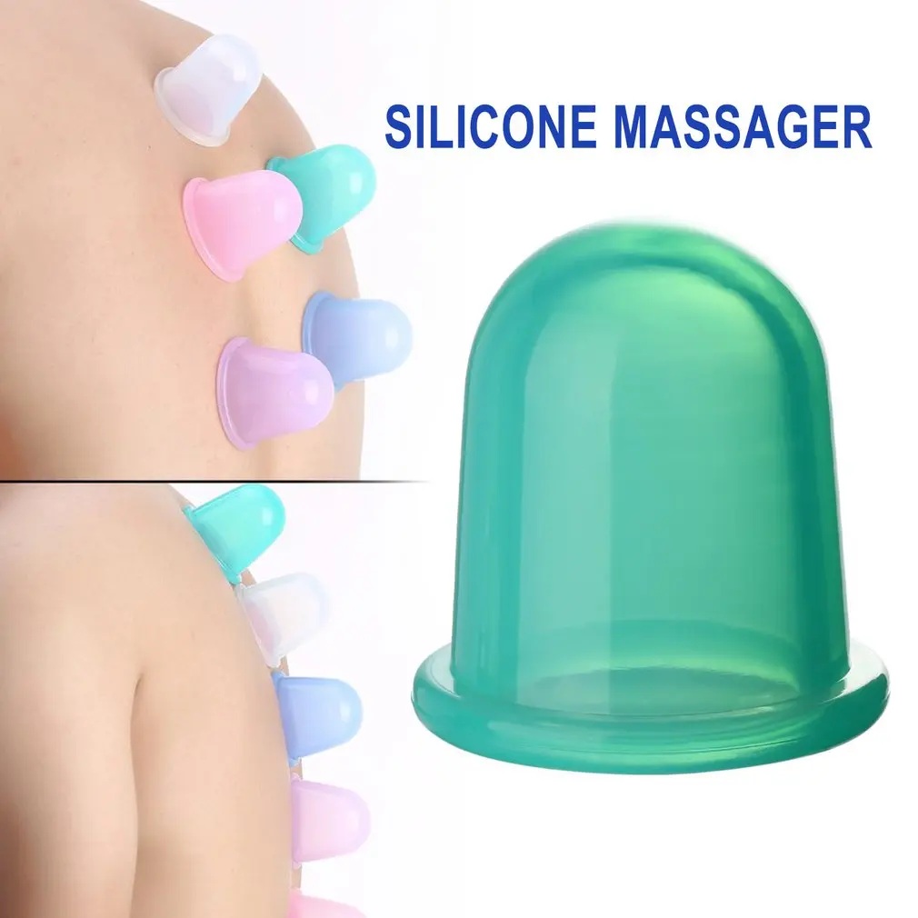 Aide de Massage en silicone pour toute la famille, Anti-Cellulite, boîte de vide, tasse de ventouse, soins de santé chinois, 5 couleurs