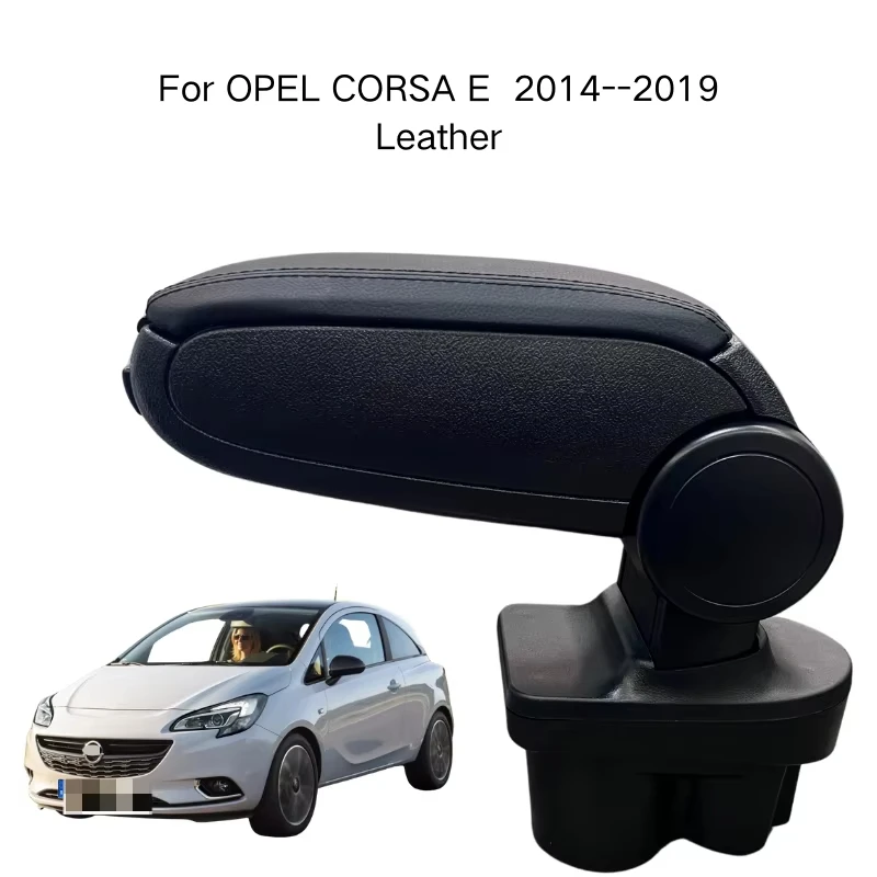 

Armrest For OPEL CORSA E 2014-2019 Leather Custom Fit Center Console Storage Box Vehicle Accessories Comfortable Driving