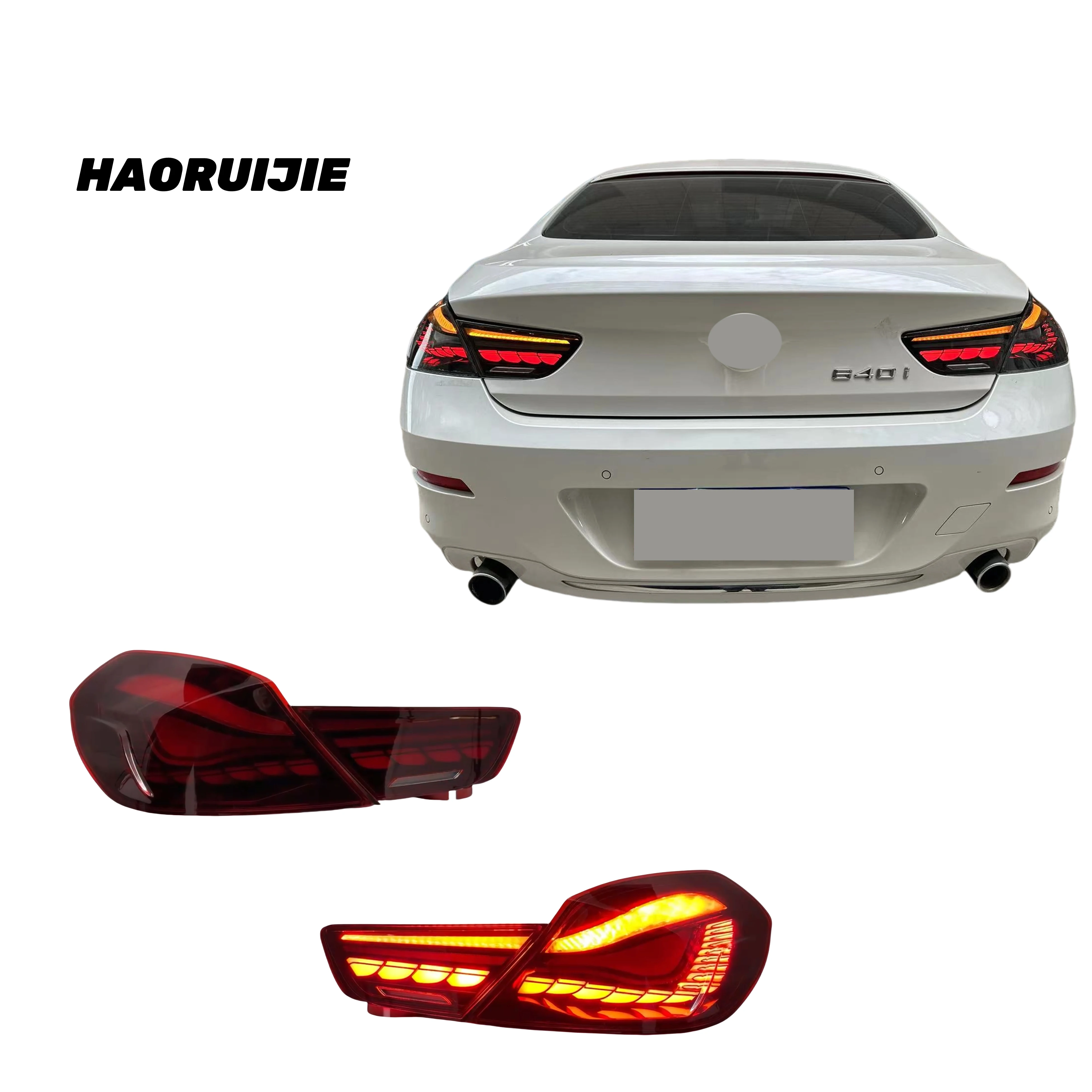 

Car Lights for BMW 6 Series F06 F12 LED Tail Light Car Tail Lamps Daytime Running Lights Dynamic GTS LED Taillight