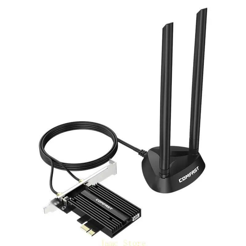 

LX0B CF-AX180 Dual Band 2.4G/5GHz WiFi Card 802.11AX PCI-Express Desktop