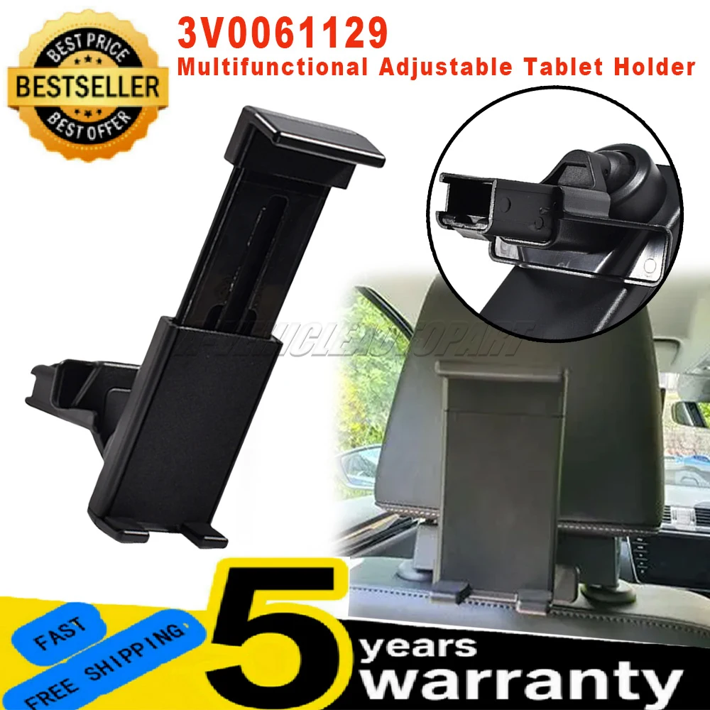 New 3V0061129 For Skoda Octavia Mk3 Mk4 Enyaq Kamiq Scala Yeti Mk1 1 Pc Multifunctional Adjustable Tablet Holder Car Accessories
